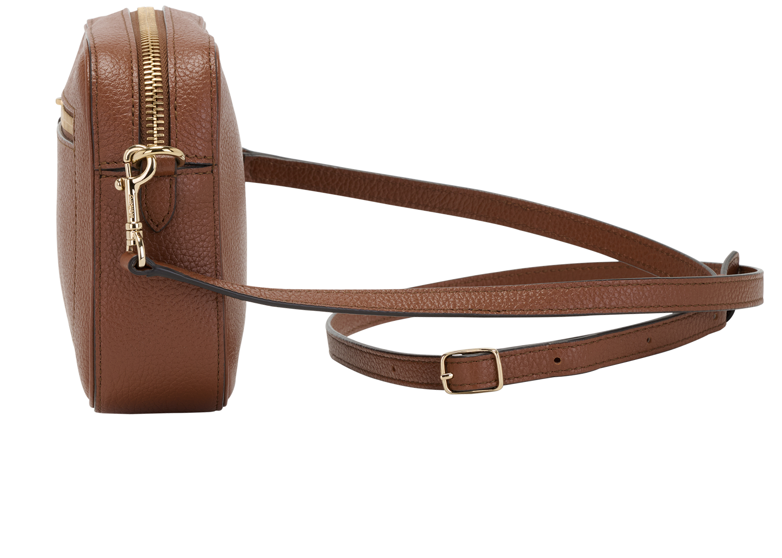 Mini Camera Bag, &pound;395, Handbags, Brown, Leather, Bottom view